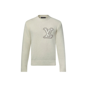 Louis Vuitton White Men's Sweater