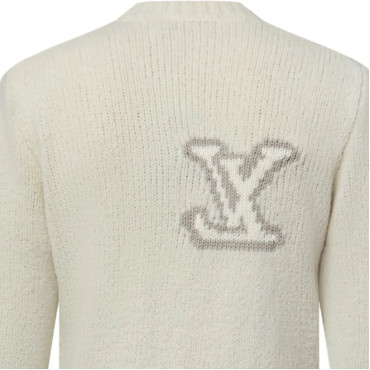 Louis Vuitton White Men's Sweater