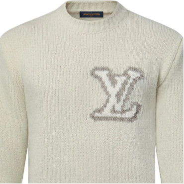 Louis Vuitton White Men's Sweater