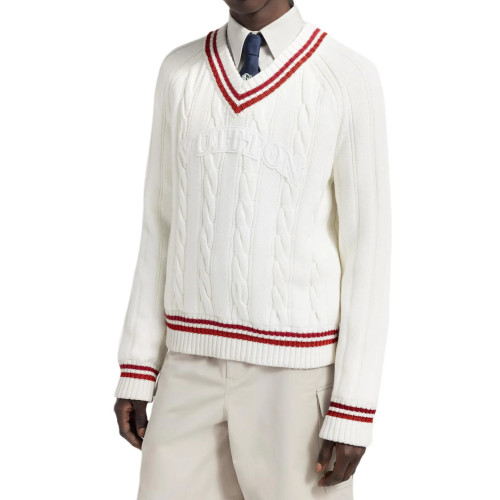 Louis Vuitton White Men's Sweater