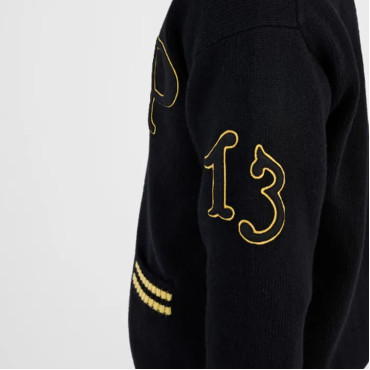 Prada Black Men's Cardigan