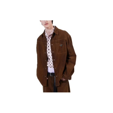 Prada Brown Men's Shirt