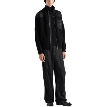Prada Black Men's Cardigan