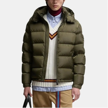Moncler Maya Olive Green Men's Down Jacket