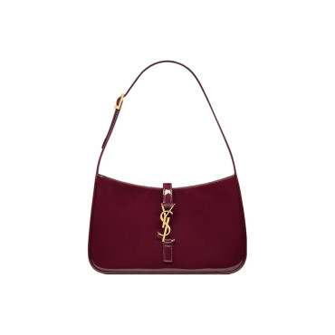Red Wine Buckle Shoulder Bag