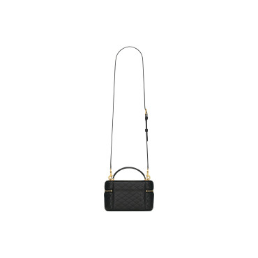 One-shoulder Black Clutch