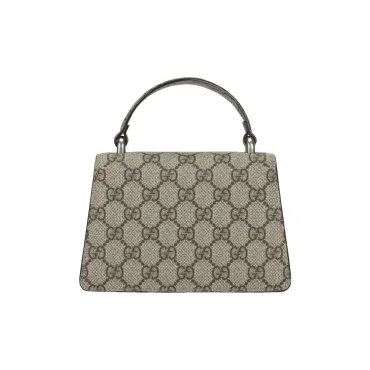 Ebony Collabed Logo Beige Bag