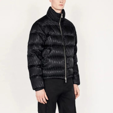 Oblique Black Men's Down Jacket