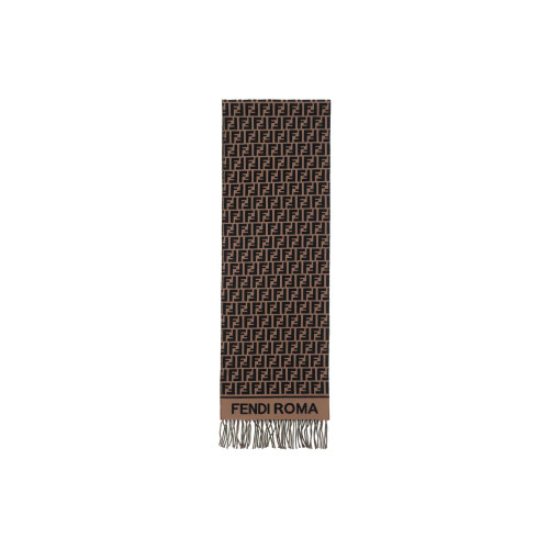Printed Brown Scarf