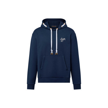 Logo Blue Men's Hoodie