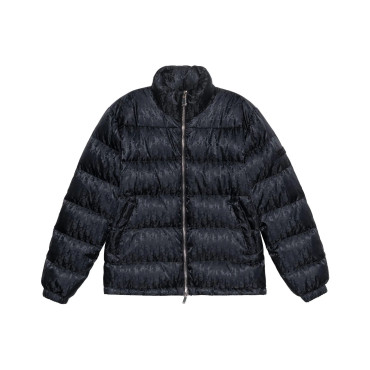 Oblique Black Men's Down Jacket