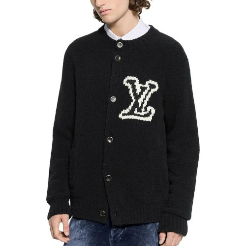 Black Men's Cardigan